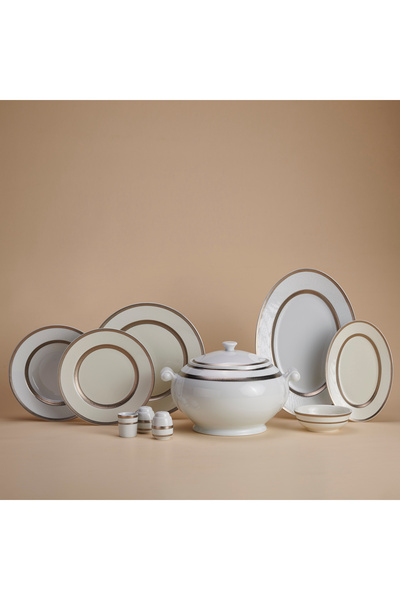 KORKMAZ Hanedan Collection 60 Parça Yemek Takımı A8138