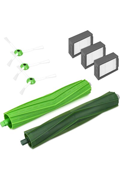 STARSTAR Spare parts kit for iRobot Roomba e/i series - 3 filters, 3 side bru...