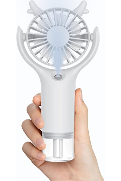 STARSTAR Portable misting fan, mini handheld silent desktop fan, USB recharge...