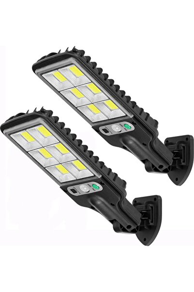 Morvena Picks 2 lumini solare LED de exterior, lumini stradale de gradina, il...
