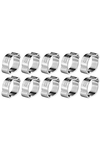 STARSTAR 10 Adjustable Stainless Steel Hose Clamps - Suitable for 11-13 mm hoses