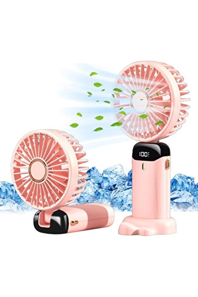 STARSTAR Portable USB Handheld Fan, Foldable Mini Desk Fan with 5 Speeds, Bat...
