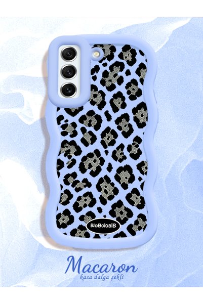 CHICASELUX Samsung Galaxy S21 Fe Compatible Wavy Frame Leopard Print High Qua...