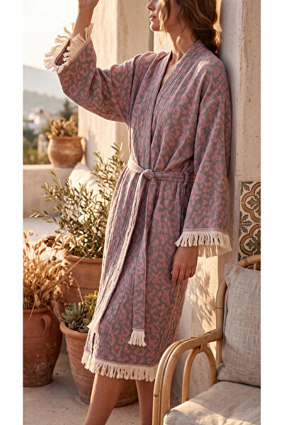 Bornoz kimono jakarlı