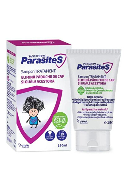 Santaderm Sampon Tratament Paduchi - ParasiteS, 150 ml