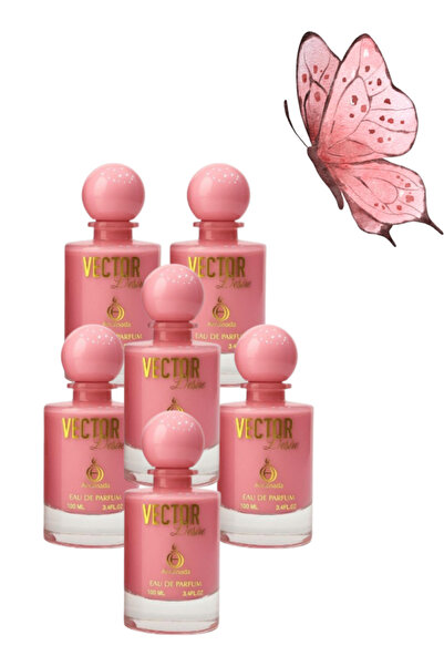 Arruinada 6 قطع من عطر فيكتور ديزاير الوردي 100 مل