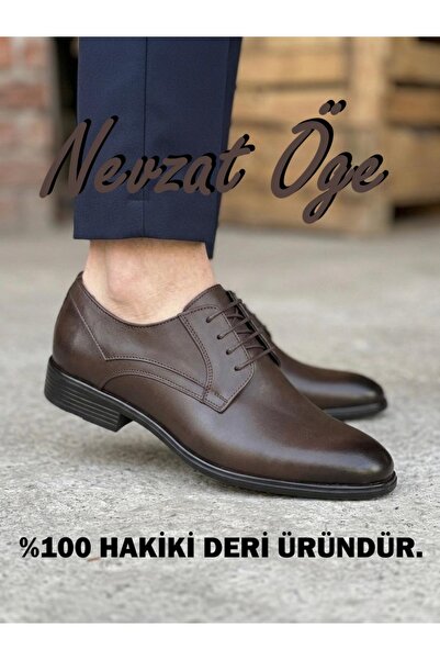 Generic Brand 100% Genuine Leather, Rubber (Non-Sound-Making) Sole, Men's Cla...