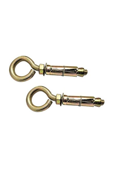 Duravel Heavy-Duty Eye Bolt Anchors, Zinc-Plated Steel, CLOSED HOOK (Pack-Of ...