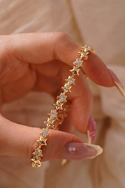 AŞIK ACCESSORIES سوار VIP على شكل نجمة مرصعة بالأحجار