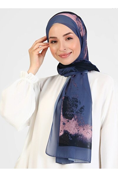 Differenza Ring Patterned Shawl - Lila
