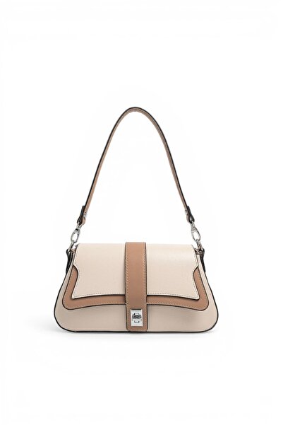 Silver Polo Beige - Latte Plain Women's Shoulder Bag Sp1177
