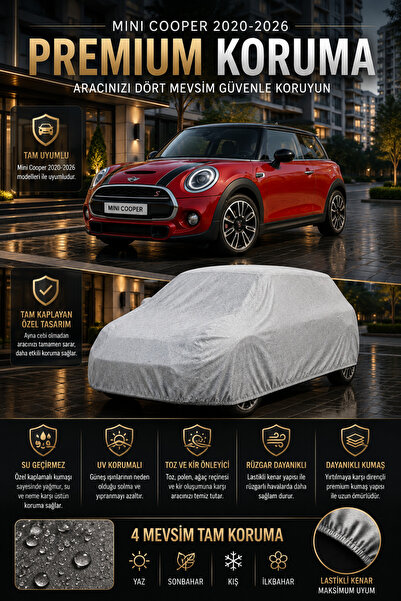 PJ & Me Mini Cooper 2020-2026 Car Protection Tarpaulin 4 Seasons Waterproof U...
