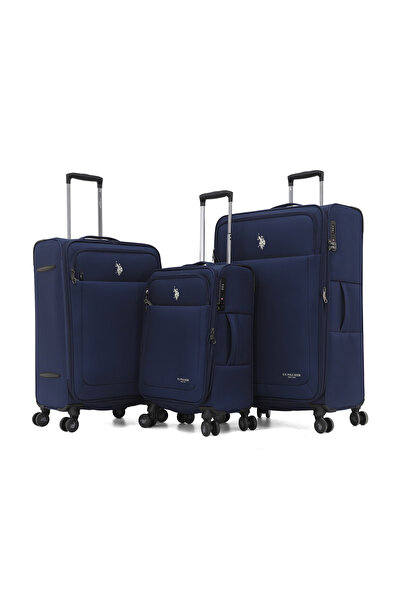 U.S. Polo Assn. 3-Piece Softside Lightweight Luggage Set | 20", 24" & 28" Spi...