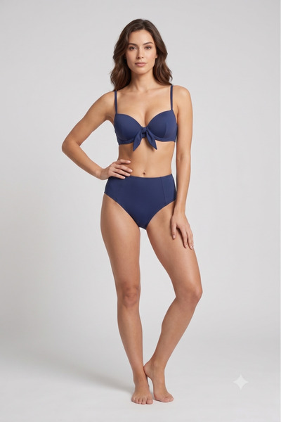 JOLT Set bikini cu susținere pentru talie înaltă pentru femei – Set de costum...