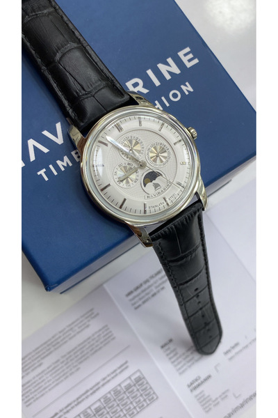 Navimarine Stainless Filled Steel Case Slim Case Function Leather Band 5 Atm ...