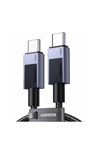 Ugreen Cablu USB-C la USB-C 240W PD pentru laptop și telefon, 1M, viteză mare