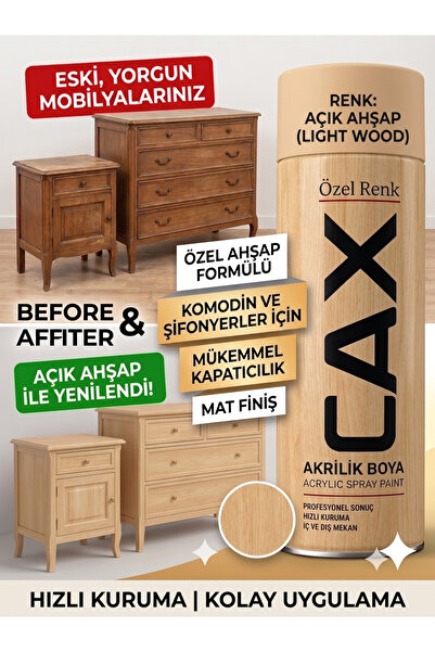 caxcolors CAX Akrilik Sprey Boya 400ml - Mobilya Yenileme Boyası, Komodin & Ş...