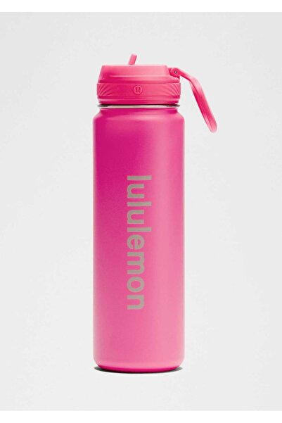 Generic Brand Lulu-Lemon Stainless Steel Thermos 710 ml (24 oz) Vacuum Insula...