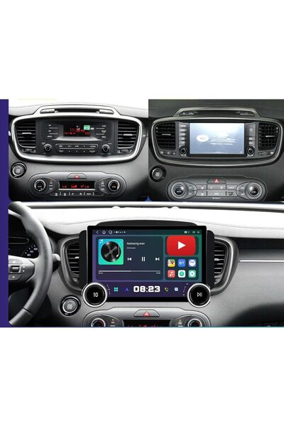Carplayer Kia sorento android screen diamond dual knob model 2015-2020,8gb ra...