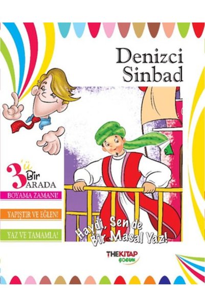 Generic Brand Sailor Sinbad (Üçü Bir Arada Etkinlik Kitabı)