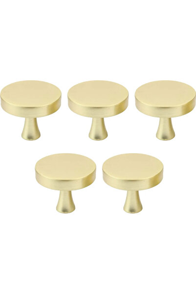 STARSTAR Cabinet handles, drawer and door handles, gold, 5-piece set