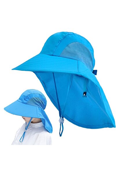 STARSTAR Children's sun hat with UV protection and neck protection, suitable ...
