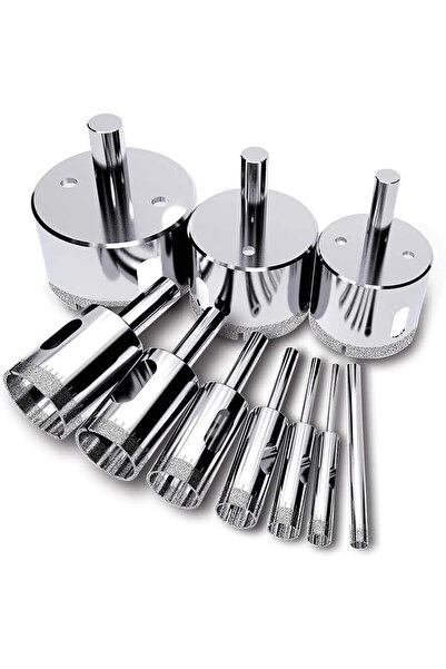 STARSTAR Glass Drill Bit Opening Tool 10-Piece Pack Diamond Removal Core Dril...