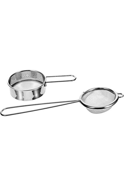 STARSTAR 2 Pieces Multifunctional, Handy Flour Sieve with Fine Mesh for Kitch...