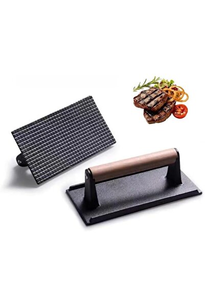 STARSTAR 1 Hamburger Press Crush Hamburger Press For Black Stone Pan Heavy Du...