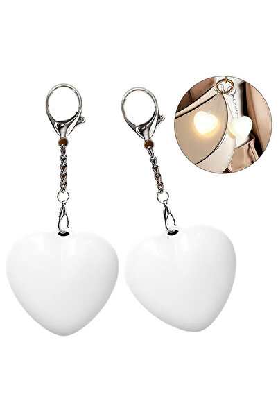 STARSTAR 2-pack LED handbag lights with sensor, rechargeable heart-shaped des...