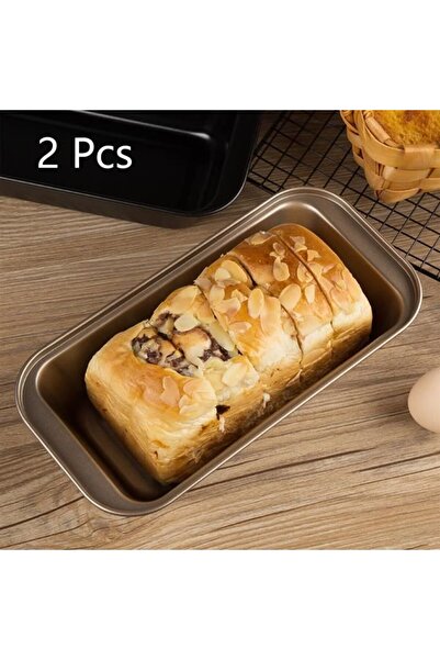STARSTAR Non-stick bread molds, 2-piece set. Rectangular carbon steel bread m...