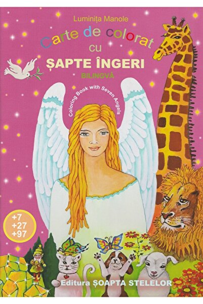 Soapta Stelelor Carte de colorat cu sapte ingeri - Luminita Manole