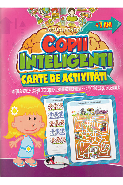 Aramis Jocuri pentru copii inteligenti. Carte de activitati +7 ani