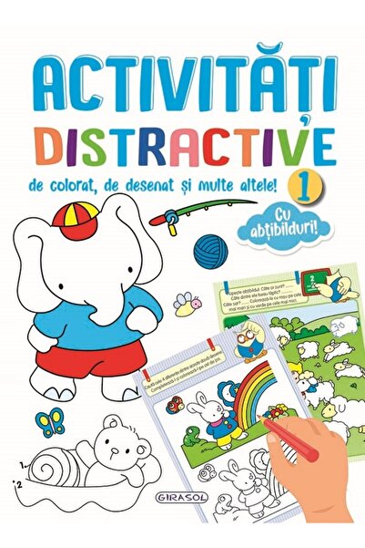 GIRASOL Activitati distractive de colorat, de desenat si multe altele! 1