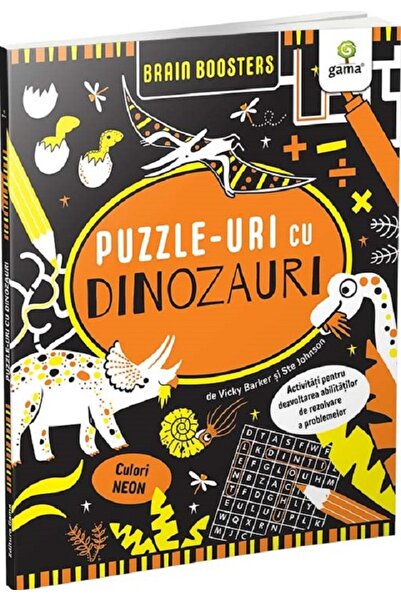 Gama Puzzle-uri cu dinozauri. Brain Boosters - Vicky Barker, Ste Johnson