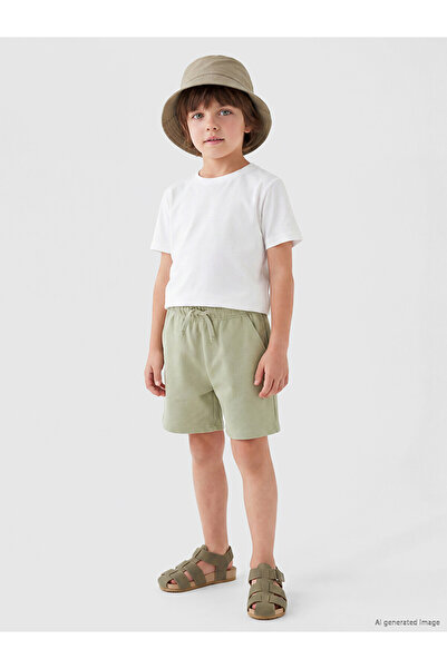 LC Waikiki Two Mt Shop Quality Lcw Kids Green 2 Thread Flat Standard & Regula...