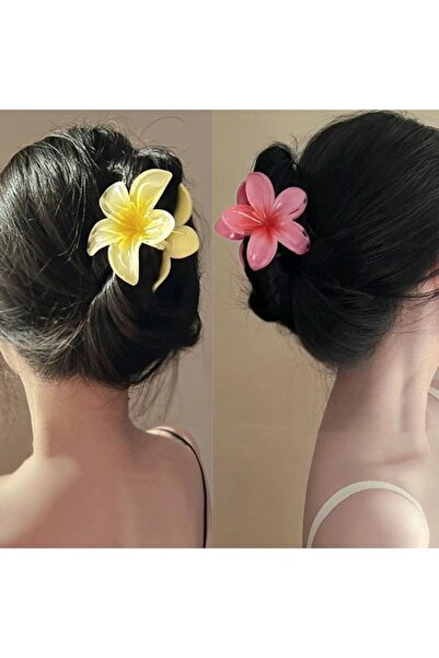 STARSTAR Hawaiian Flower Hair Clips - Non-Slip Strong Hold Flower Hair Claws ...