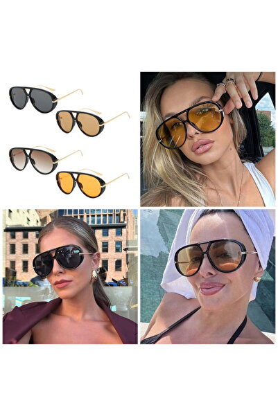 STARSTAR Retro metal frame sunglasses, stylish frames, trendy unisex design.
