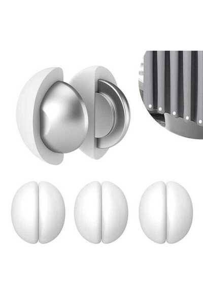STARSTAR Shower curtain weights - 4-pack - Magnetic silicone weights - Waterp...