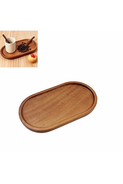 STARSTAR Acacia Wood Countertop Serving Tray & Mini Board (19x10.5x1.5cm)