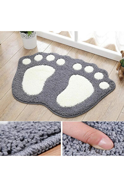 STARSTAR Bathroom floor mat, microfiber bathtub rug, non-slip footprint desig...