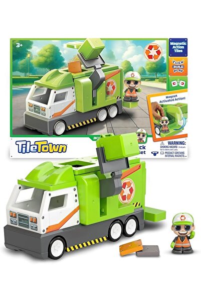Moose Toys شاحنة إعادة التدوير TTOWN S2 TSET
