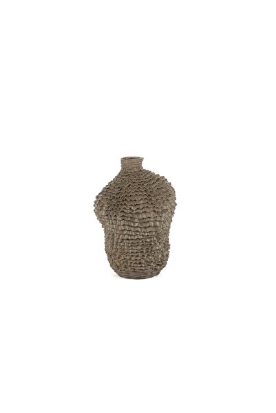 Mikasa Moor Smoked Coral Textured Vase 16X23Cm