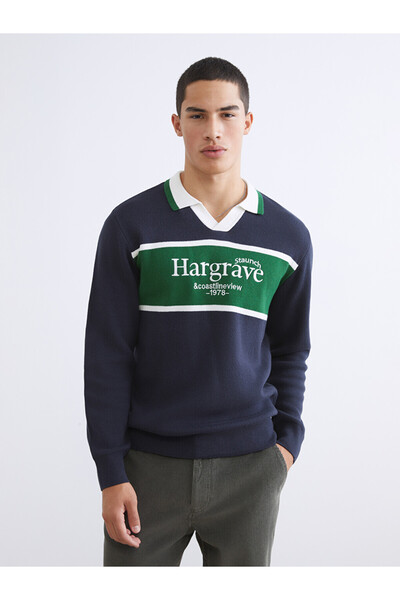 LC Waikiki Polo Neck Men's Knitwear Sweater