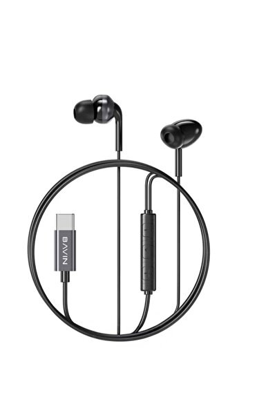 Bavin Hx879 In-Ear Stereo Wired Earphones with High-Resolution Sound and Type...