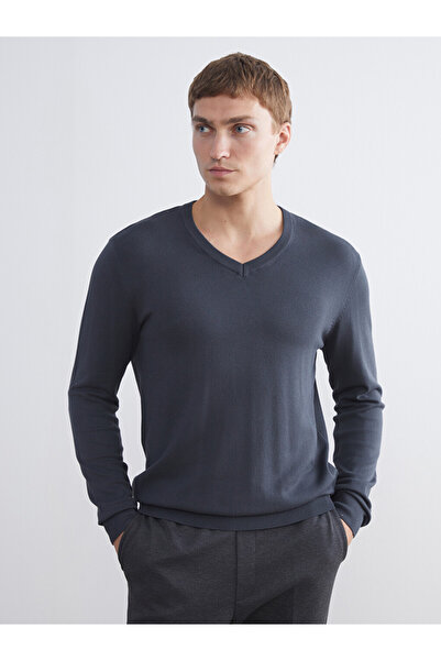LC Waikiki V Neck Men's Knitwear Sweater