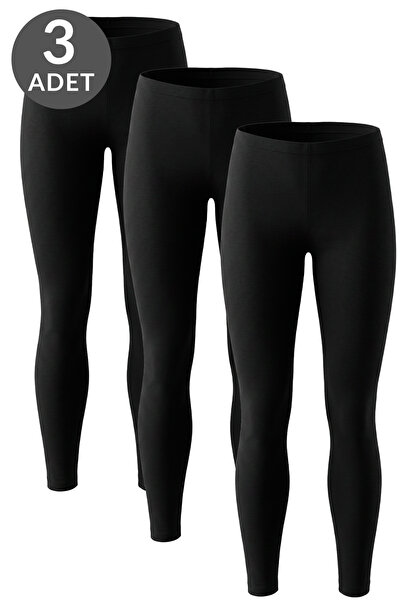 TOLIN Colanți lungi din bumbac și lycra, 3 piese, pentru femei 7217