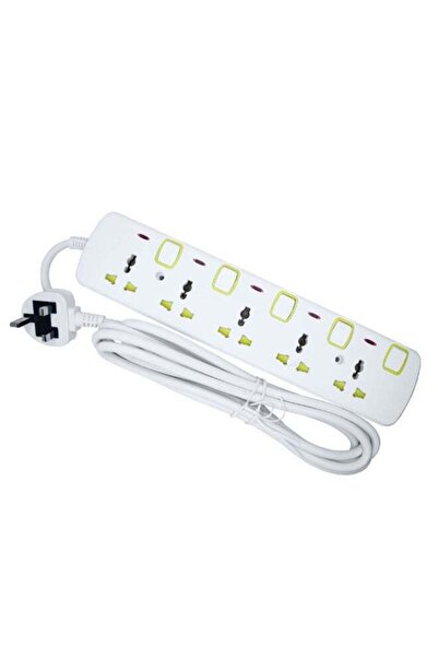 Duravel Extension Lead, Universal Electric Extension Cord 3 Pin Outlets with ...