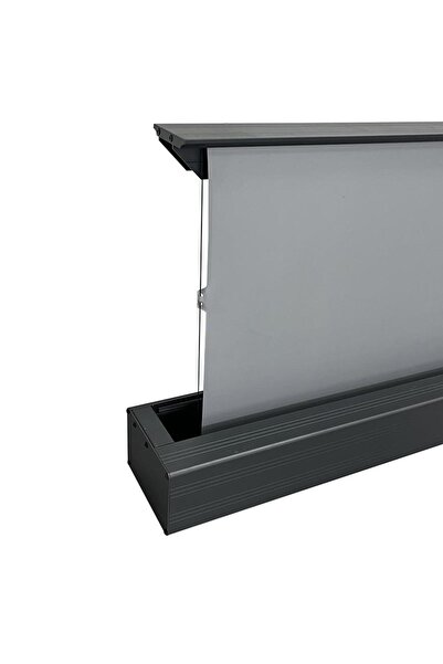 Dualtech 228x163 100"16:9 Motorlu Gergili Floor Up Projeksiyon Perdesi ( 4K Ultra HD ALR Sinema Perdesi )