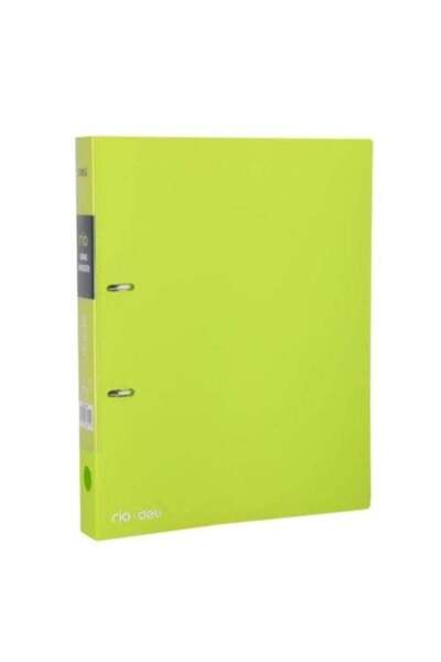 Rio Wire Ring Binder Document File (Rio) A4 Size - Distinctive Lime Green Color